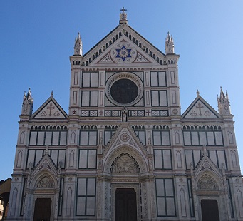 イタリア、フィレンツェ、サンクローチェ教会
