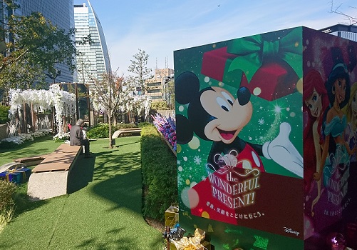 大名古屋ビルヂング5階のクリスマス庭園（2021年）
