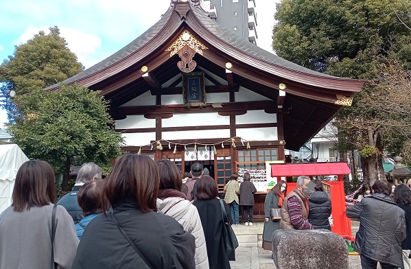 名古屋大須にある三輪神社