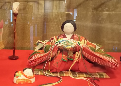 名古屋市千種区揚輝荘で展示中のお雛様
