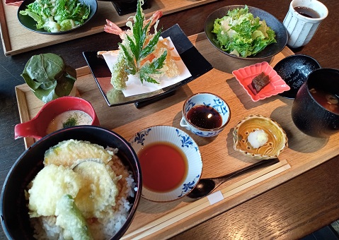 ふふ奈良の日本料理滴翠のランチ