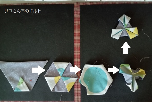 自作の折紙リースの作り方