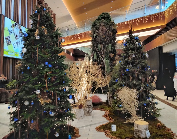 ＪＲ名古屋高島屋12階のクリスマスツリー