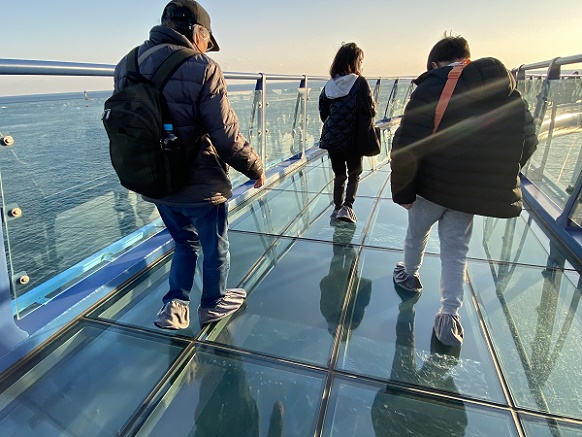 海雲台ブルーラインパーク海辺列車タリットル展望台（釜山）