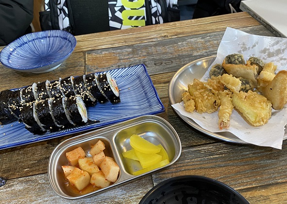 海雲台ブルーラインパーク近くの食堂