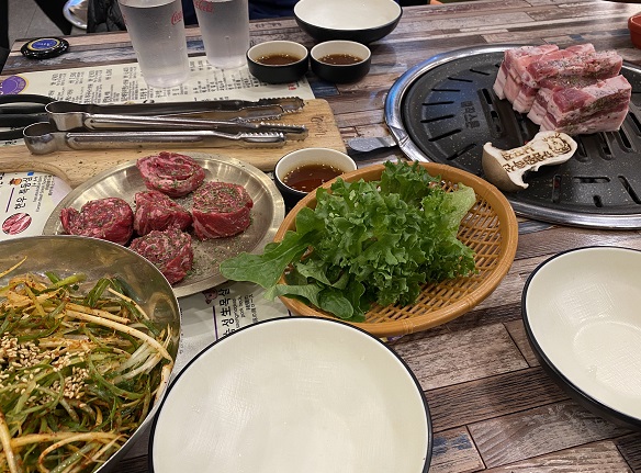 南浦洞の焼肉屋（釜山）