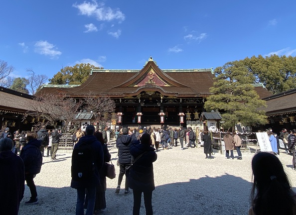 北野天満宮（2025年2月25日撮影）