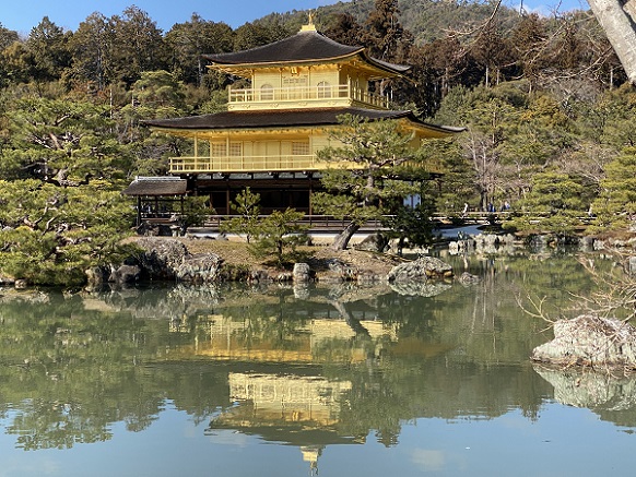 金閣寺（2025年2月25日撮影）