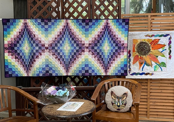 QUILT-AKI作品展(戸田川緑地のフラワーセンターにて2025年5月13日から18日まで開催)