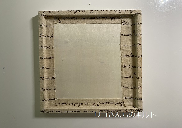 自作のファブリックボード作り