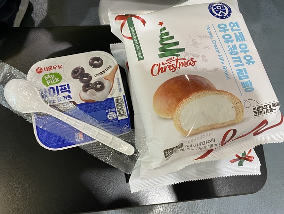 金海国際空港のコンビニで買った商品