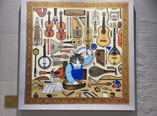 ネコの絵(作者不明)