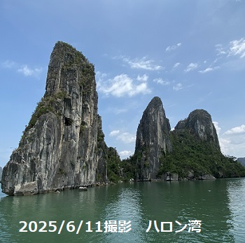 ハロン湾（2025年6月11日撮影）