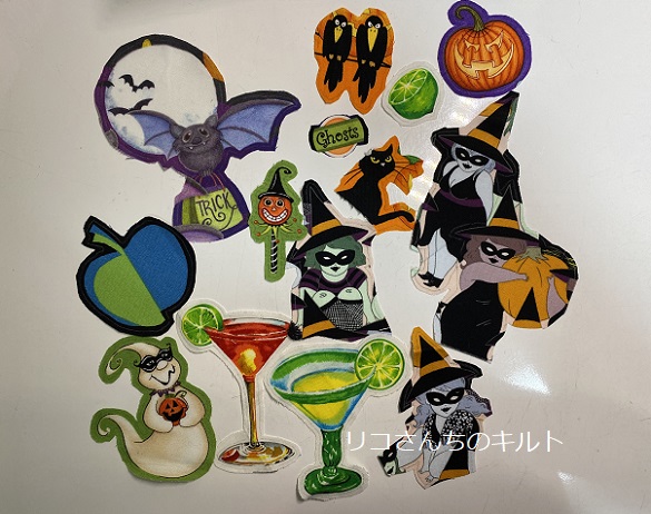夏向きハロウインミニキルト作り