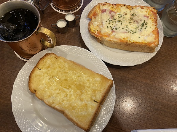 星乃珈琲店名古屋名東店のモーニング