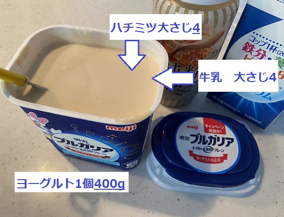 ヨーグルトアイスの作り方