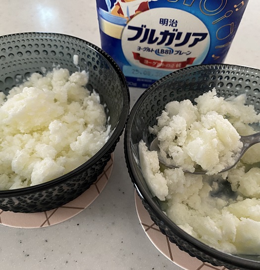 手作りヨーグルトアイス