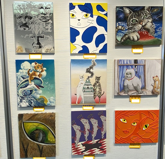 第5回世界ねこアートコンクール展（愛知県美術館2025年8月5日～11日）