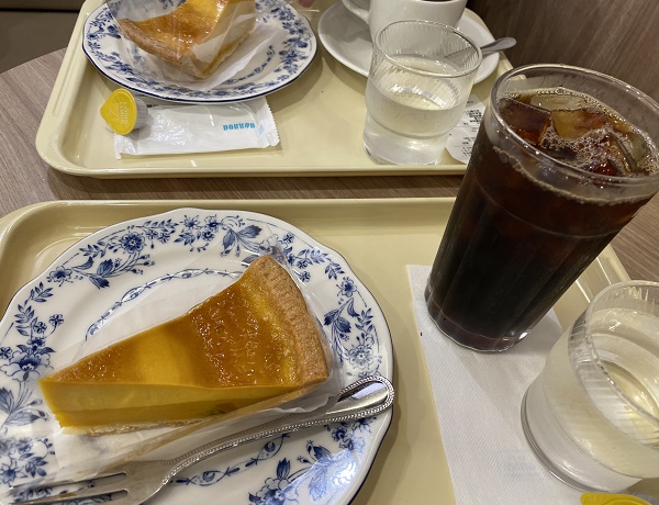 ドトールコーヒーのかぼちゃタルト
