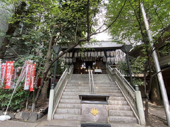 朝日神社(名古屋市中区広小路通り)