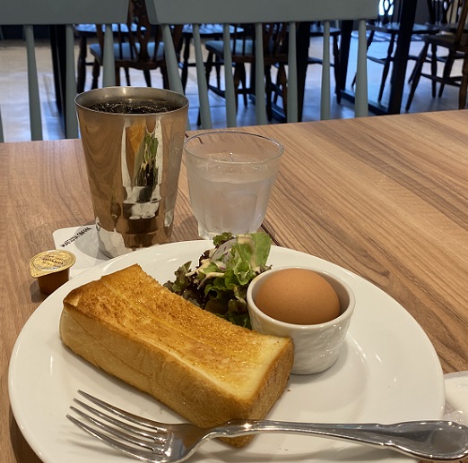 カフェルパン伏見店のモーニング