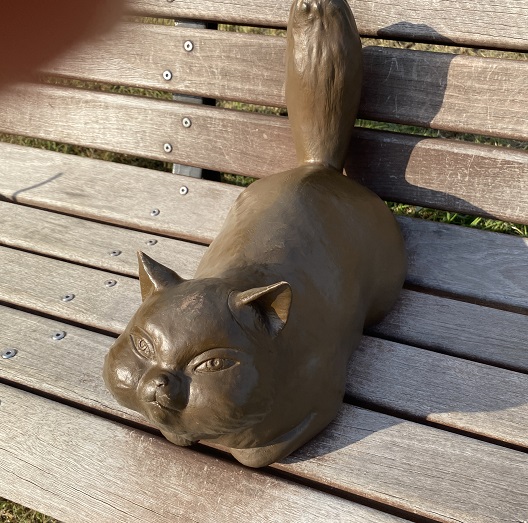 愛・地球博記念公園のお花畑のオブジェ(耳をすませばと猫の恩返しに登場)