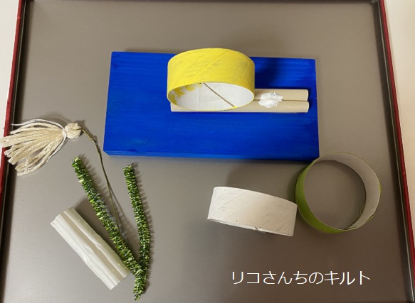 リコさん流廃材で作る月見飾り