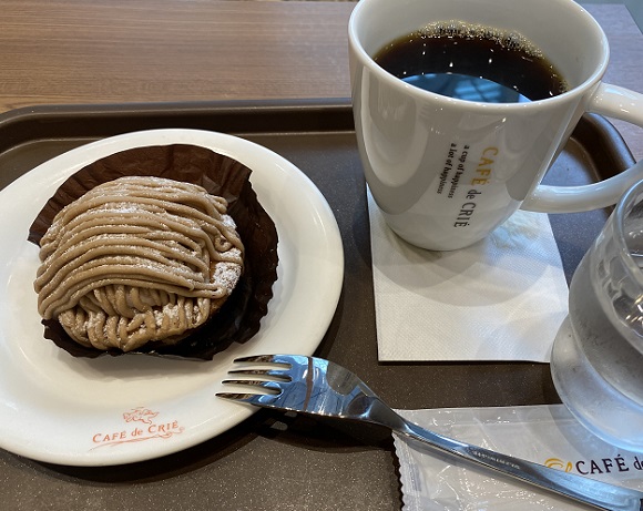 カフェドクリエのモンブラン