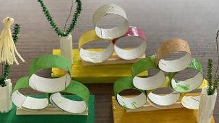 廃材で作るお月見飾り（リコさんオリジナル）