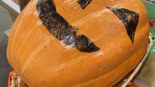 イオンモール長久手のかぼちゃ重量当て