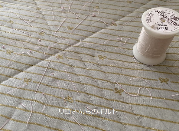 自作のパッチワークキルト作り