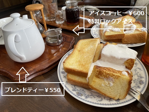 茶房迎賓館住吉店（愛知県一宮市）のモーニング