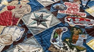 第9回キルトジャパンコンテスト協賛社賞受賞作品（Route45~Hearts in Harmony～)