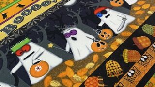 ハロウインミニキルト制作中