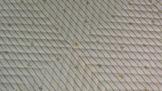 自作のパッチワークキルト制作中