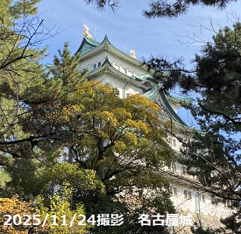 名古屋城（2025年11月24日撮影）