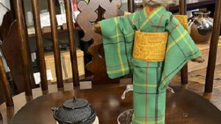 日日のクラフト美卯（愛知県一宮市）で開催中作品展（手羽サキさんのフェルトネコ）