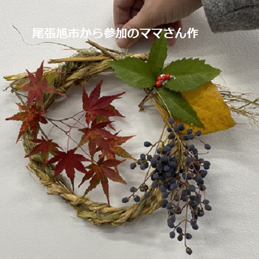 金城学院大学(名古屋市守山区)キャンパス内で開催のイベント(クリスマスリースと正月飾り作り)2025年12月13日