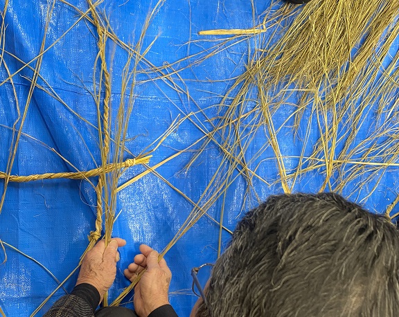 金城学院大学(名古屋市守山区)キャンパス内で開催のイベント(クリスマスリースと正月飾り作り)2025年12月13日