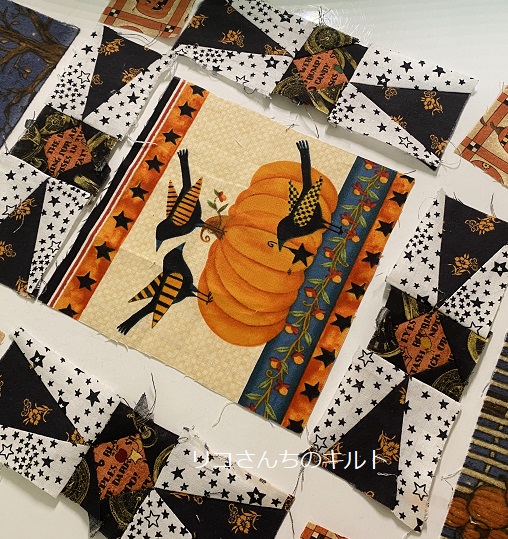 ハロウインミニキルト作り