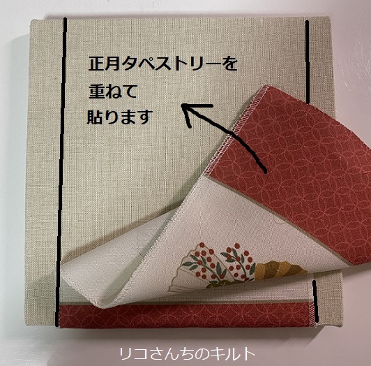 自作のファブリックボード制作