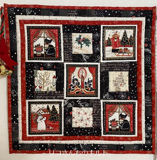 自作のパッチワークキルト作品