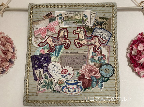 自作のニューイヤーキルト