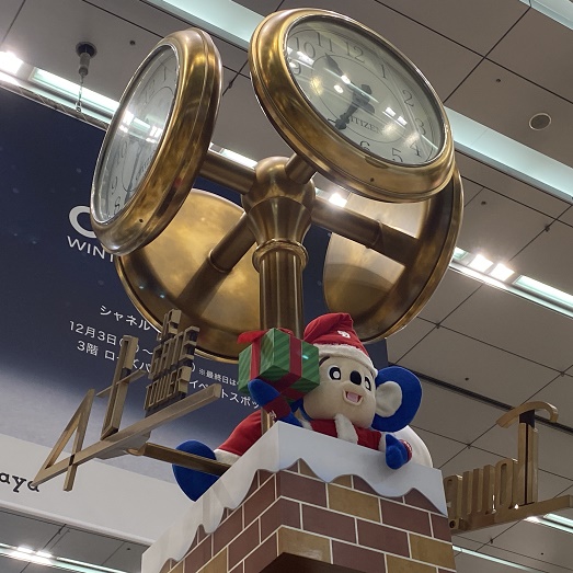 JR名古屋高島屋金の時計