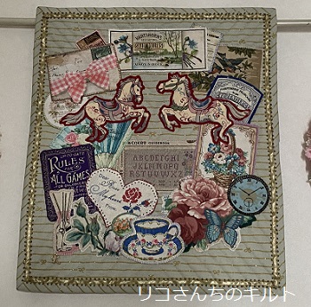 自作のニューイヤーキルト