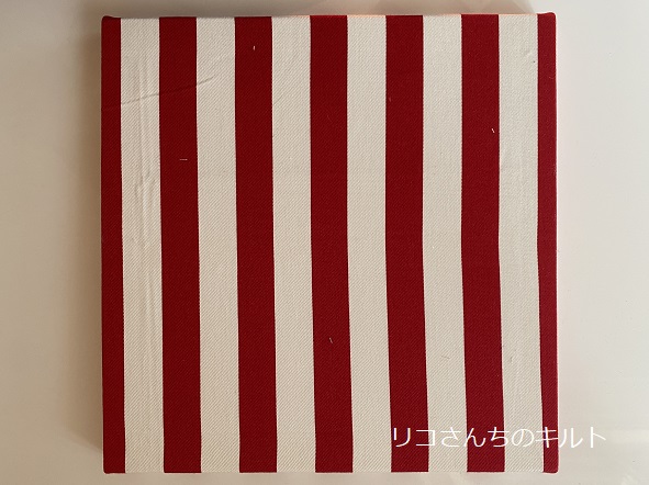 自作のファブリックボード（バレンタイン）