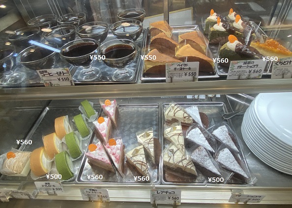 松屋コーヒー本店（名古屋市大須）ノケーキ