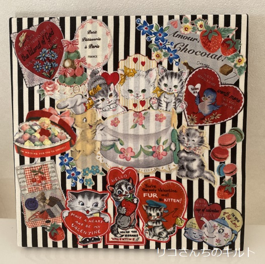 自作のファブリックボード