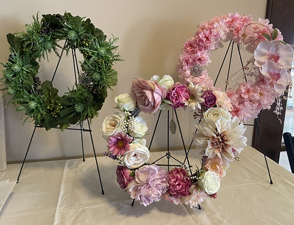 100人のリースの会の作品展（2026年２月21日揚輝荘）