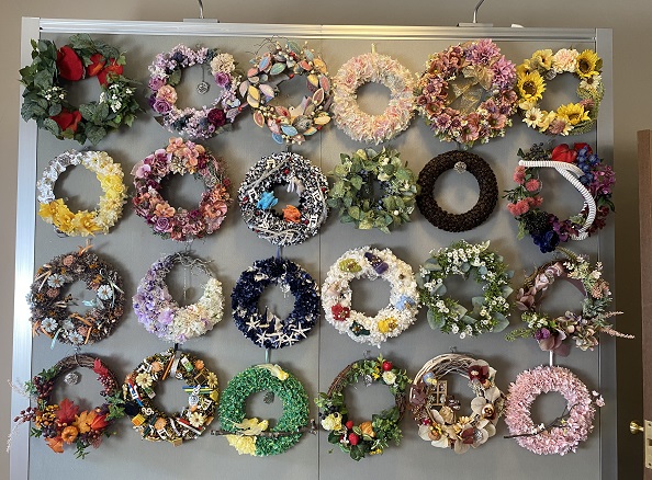 100人のリースの会の作品展（2026年２月21日揚輝荘）